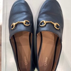 Quince Italian Leather Horsebit Loafer